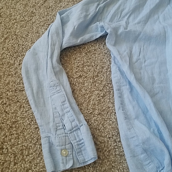 Old Navy Light Blue Flannel - Picture 5 of 6